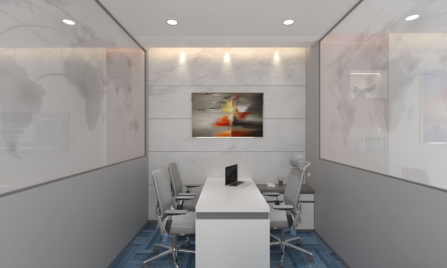 Bright Logistics Office Interior Project | Trance Interiors Image
